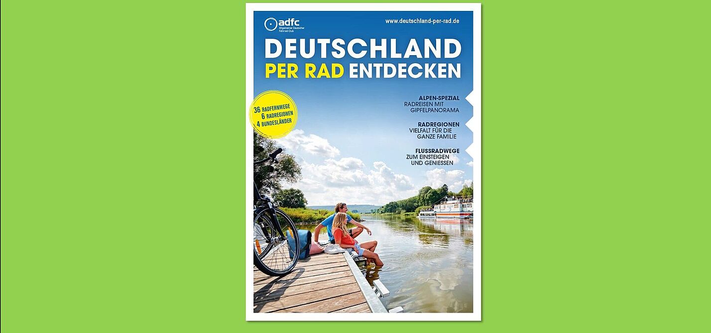 Cover "Deutschland per Rad entdecken" Titelbild des Magazins